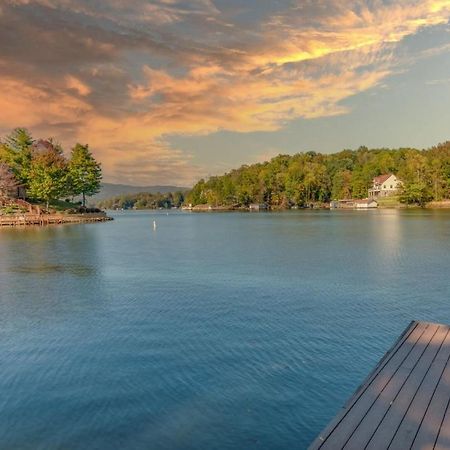 Russell'S Fort At White Oak Point: Historical Cabin On Lake Lure, Luxury, Direct Lake Access! Villa Dış mekan fotoğraf