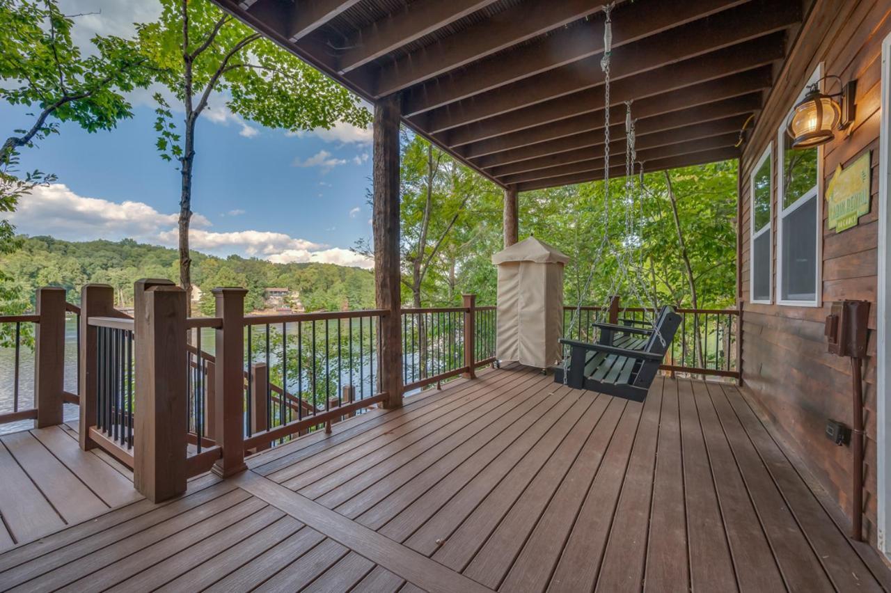 Russell'S Fort At White Oak Point: Historical Cabin On Lake Lure, Luxury, Direct Lake Access! Villa Dış mekan fotoğraf