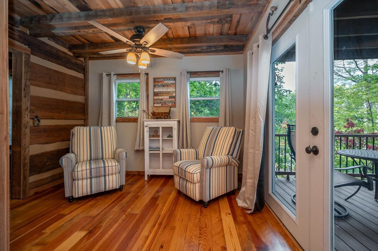 Russell'S Fort At White Oak Point: Historical Cabin On Lake Lure, Luxury, Direct Lake Access! Villa Dış mekan fotoğraf
