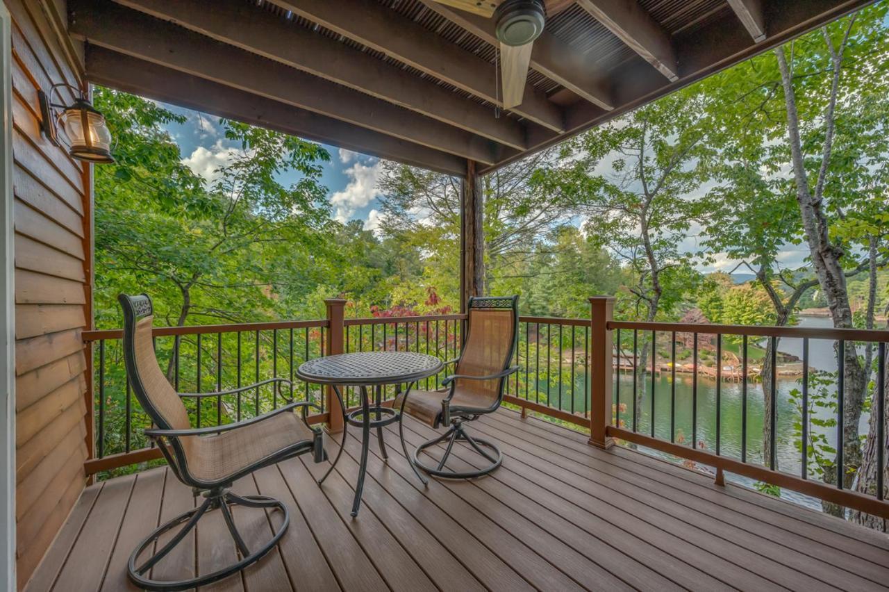 Russell'S Fort At White Oak Point: Historical Cabin On Lake Lure, Luxury, Direct Lake Access! Villa Dış mekan fotoğraf