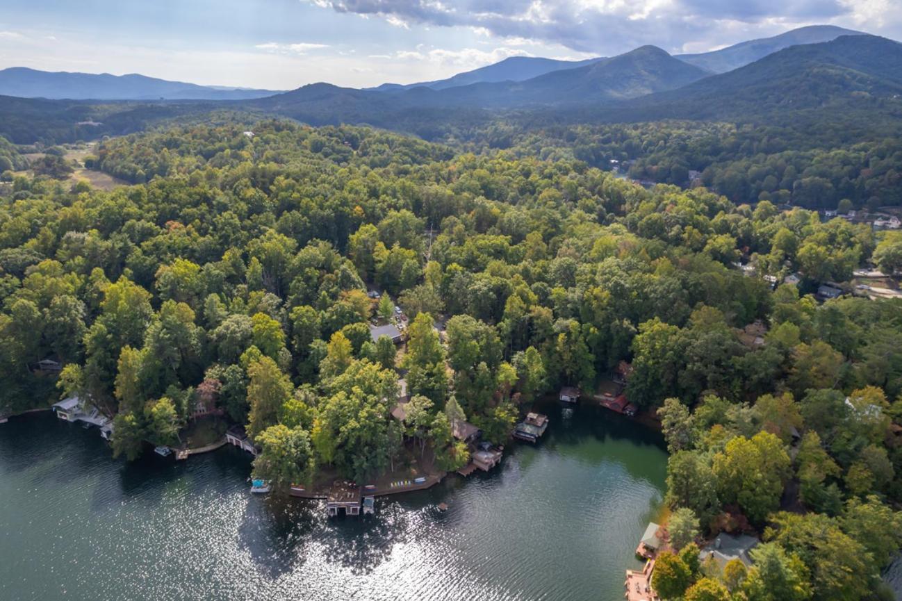 Russell'S Fort At White Oak Point: Historical Cabin On Lake Lure, Luxury, Direct Lake Access! Villa Dış mekan fotoğraf