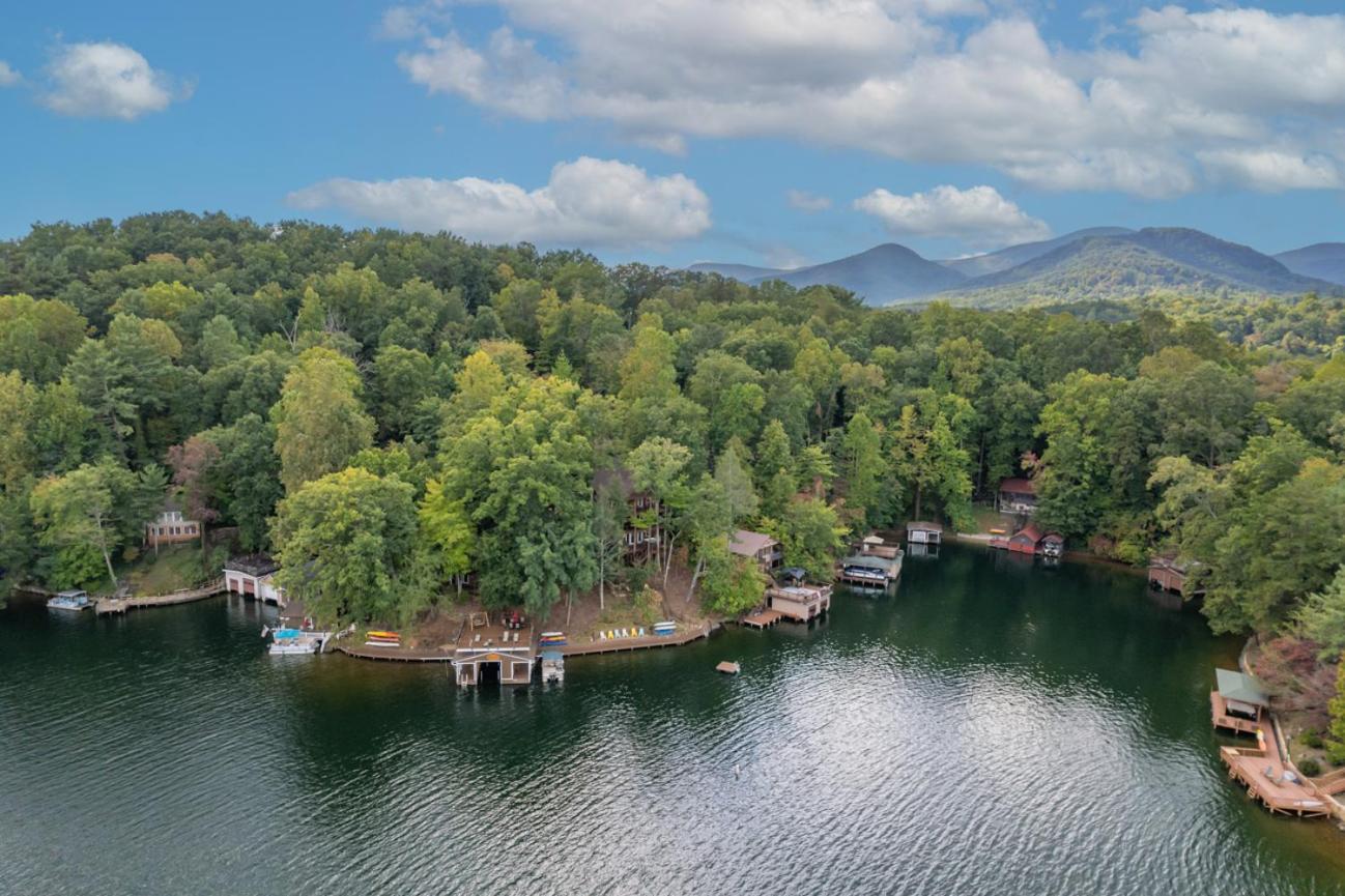 Russell'S Fort At White Oak Point: Historical Cabin On Lake Lure, Luxury, Direct Lake Access! Villa Dış mekan fotoğraf