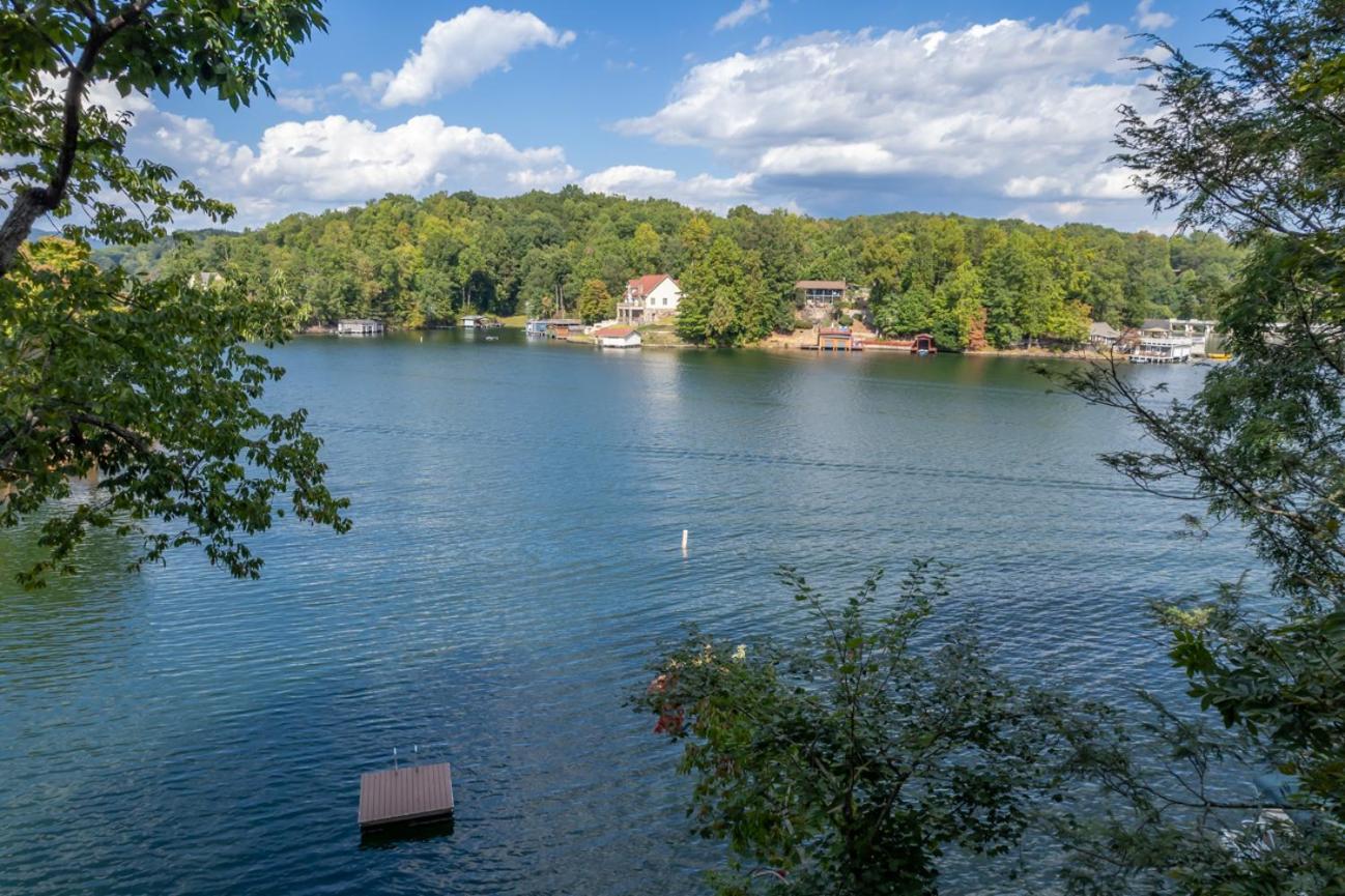Russell'S Fort At White Oak Point: Historical Cabin On Lake Lure, Luxury, Direct Lake Access! Villa Dış mekan fotoğraf